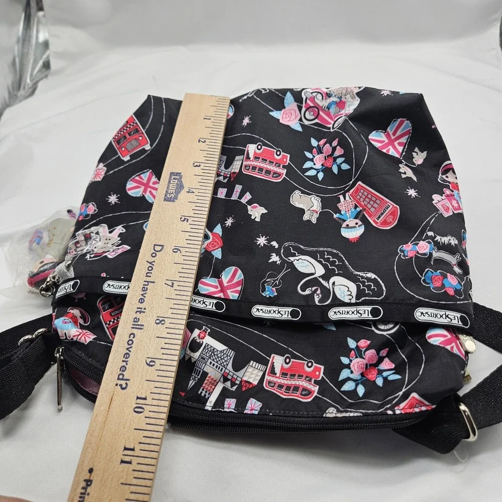 Disney‎ LeSportsac Classic Hobo Sm World Fancy That Uk With Charm And Sm Zip Bag